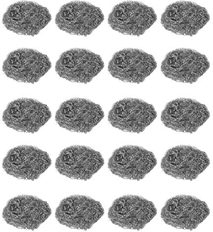 Gavigain 30 PCS Bolas limpiadoras de Acero Inoxidable, Estropajo metálico para Fregar Utensilios de Cocina Baño
