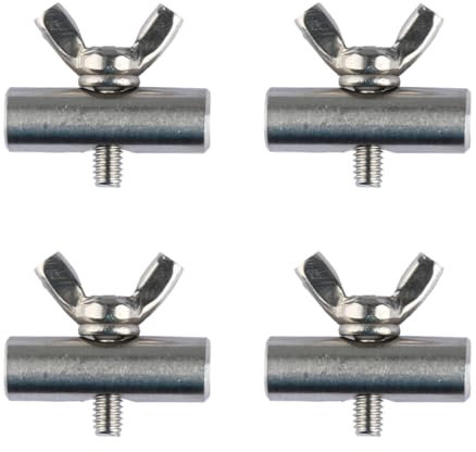 GroveEss 4PCS Awning Rail Stoppers Campervan Awning Stoppers for Caravan Motorhome Campervan Boat Tent 8mm Camping Awnings Accessories