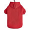 Monkimau Hundepullover Hoodie für kleine bis große Hunde – Warmer Fleece – Herbst- und Winterkleidung – XS bis XXXL – 10 Farben (Rot, 3XL)