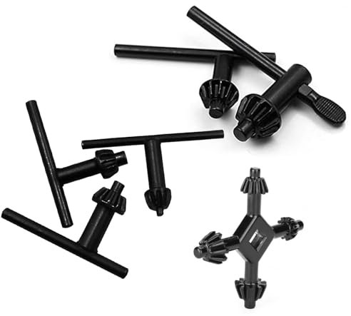EULAPGOE 7 Pezzi Chiave Mandrino Universale Chiave per Trapano Elettrico Drill Chuck Key per 4mm 6mm 10mm 13mm 16mm 20mm