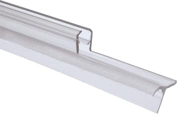 Schulte joint d'étanchéité 100 cm douche bas paroi porte verre 5 mm | recoupable