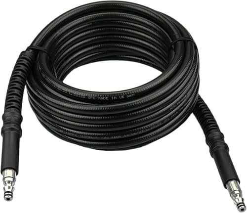 Manguera de extensión de alta presión para/compatible con Parkside – Boquilla de doble cara para Parkside con protección contra torceduras (25 metros)