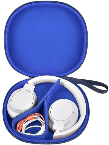 Hartschalenkoffer Kompatibel mit JBL Tune 720BT/ 770NC/ 770NC Live / 660NC/ 650BT/670NC/710BT/760NC/700BT/750BT Over The Ear Kopfhörer Wireless Bluetooth (Nur Box) - (Dark Blue)