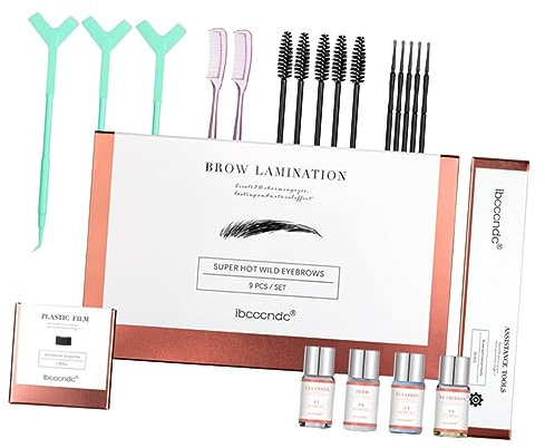 Baluue 360-grad-pinsel-augenbrauen-laminierungsset Damen-make-up-tools Set Dauerwellenset für Augenbrauen