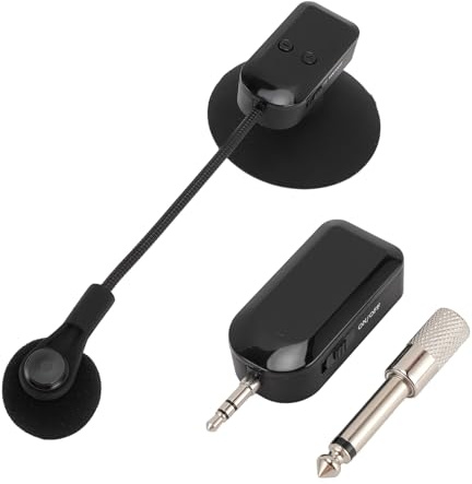 Microphone sans Fil pour Instrument 2,4 G, Micro sans Fil pour Saxophone, Système de Micro pour Instrument HiFi 2,4 G pour Guitare, Violon, avec Réception Longue Portée de 40 M