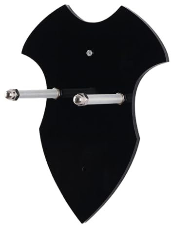 Axe Wall Hanger - Heavy-Duty Wall Mounted Shield Acrylic Display Hanger | Vertical Axe Display Stand for Living Room Bedroom Lounge Garage, Easy Install Wall Storage Holder for Home, Axe Display Rack