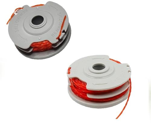Zguziji Lot de 2 bobines de fil de rechange standard en nylon pour débroussailleuse Flymo Contour Mini/Multi/Power Trim - 1,5 mm - 11 m