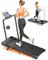 4 en 1 Cinta de Correr Plegable con Inclinación de 9%, TOPUTURE 2.5HP Walkingpad para Debajo del Escritorio, 12KM/H, para Hogar/Oficina, Pantalla LED Doble, App y Control Remoto Magnético Mute