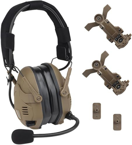 ACEXIER Casque tactique Bluetooth antibruit pour casque de chasse FAST 0PS W.endy A.RC