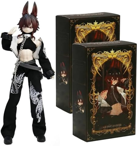 BJD Puppe - The Past In Sicily Series MJD Action Figure, 9 Inch Ball Gelenkpuppe DIY Spielzeuge, Posable Dress Up Doll for Halloween Christmas Birthday Gift, (Sicily Past Series 2PC)