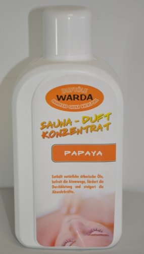 1 l Warda Aufguß Papaya für die Sauna, Konzentrat, Saunaaufguss, hohe Konzentration