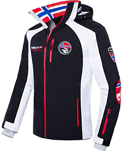 Nebulus Herren Skijacke Maestro SKI, warme Jacke, praktische Skijacke und Winterjacke, schwarz - M
