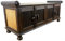 livasia Asiatische Kommode aus Massivholz und Rattan – 130x45x50cm – Handgeschnitztes Sideboard aus Akazienholz, Kommode mit filigranem Design, Nachhaltig & hochwertig aus Thailand