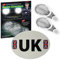Family Motoring & Leisure Headlamp Adaptors Headlight Beam Deflectors Fresnel Lens + UK Sticker Suitable For All Vehicles