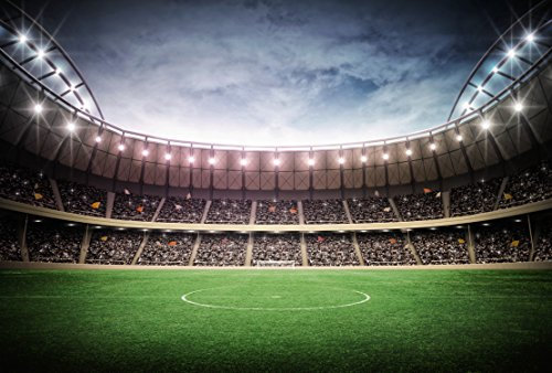 Papier Peint déco poster STADE DE FOOT 3 x 2,70 m | Déco et photo murale XXL Qualité HD Scenolia