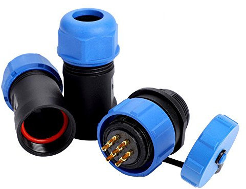 Luftfahrtstecker, IP68 2/3/4/5/7/9/12-poliges Wasserdichter Aviation-Steckverbinder(7PIN)