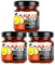 Schlump-Chili⎥3x AUAAUA® Original sehr scharfe Habanero Chili Paste mit Ingwer Set im Glas (3 x 35g)