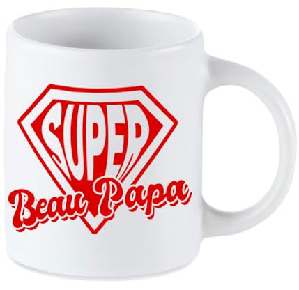 Tip Top Tshirt Mug céramique Super Beau Papa 350ml