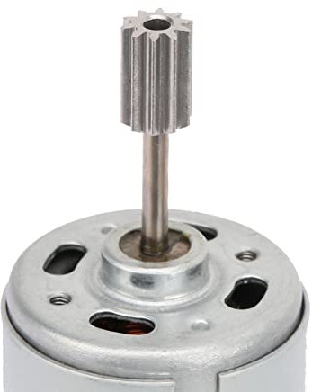 Rs550 Micro Moteur Haute Vitesse Moteur éLectrique De Voiture Pour Enfants Moto Vitesse Moteur Poussette Accessoires Avec TêTe D'Engrenage 2pcs (12V550-23000 rpm)