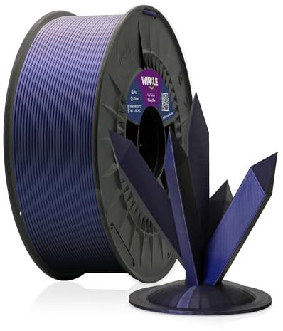 WINKLE PLA HD Interferenz Filament 1.75mm Galaxie Blau, 300g Spule, 3D Drucker Filament Kompatibel mit FDM Druckern, 3D-Druckmaterialien, Maßgenauigkeit +/- 0.05mm, Leicht zu Bedrucken