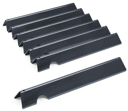 Barres aromatisantes de 43,2 cm pour Weber Genesis II E-410/E-415/E-435, pièces de gril pour barbecues à gaz Weber Genesis II LX E-440, pièces de rechange en acier porcelaine 16GA 43,2 cm pour Weber