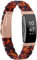 Miimall Kompatibel mit Fitbit Inspire/Inspire HR/Ace 2 Armband, Ultraleicht Harz Resin Ersatzarmband mit Edelstahlschnalle Sport Uhrenarmband Armbänd für Fitbit Inspire/Inspire HR - Schildkröten