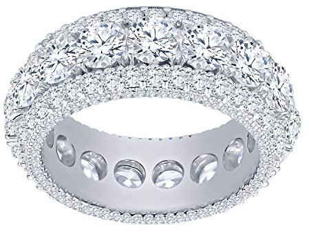 Sterling 925er Silber Micro Pave Ring - SPECTR - 11
