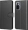 Tenphone Coque pour Xiaomi Redmi Note 10 Pro, Etui Protection Housse Premium en Cuir PU,Pochette Fermeture Magnétique,Flip Case Compatible avec Redmi Note 10 Pro (Book Noir)