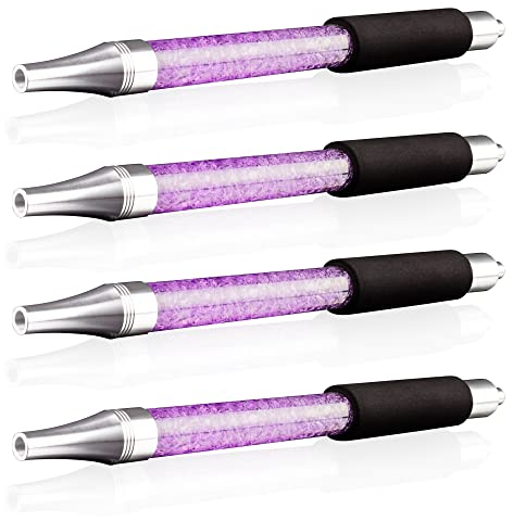 K King’z Ice Bazooka Shisha Lila XL 37cm [4 Stück] | Shisha Eisschlauch mit edlem Design für EIN kaltes und erfrischendes Raucherlebnis - Mit Schaumstoff zum Schutz Ihrer Hände | Inklusive eBook