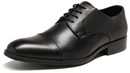 Bruno Marc Herren Anzugschuhe Schnürhalbschuhe Business schnürhalbschuhe büro Herren elegant,Size 44,Schwarz,SBOX222M