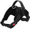 FYY Dog Harness No Pull, Breathable Adjustable Pet Vest, Reflective Oxford Easy Control Dog Harness with Sturdy Handle for Small Medium Large Dogs L-Black
