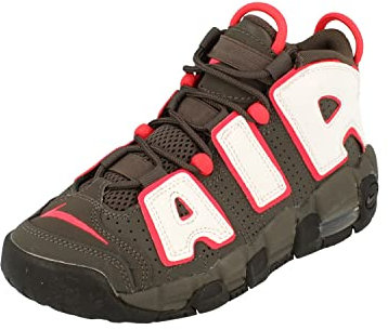 NIKE Air More Uptempo GS Basketball Trainers DH9719 Sneakers Zapatos (UK 3.5 us 4Y EU 36, medim Ash White Black 200)