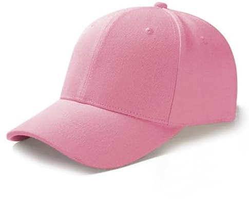 Gadgets Mafia Casquette de baseball unie pour homme et femme - Chapeau de soleil d'été réglable beige noir rose blanc bleu marine rouge jaune bleu fuchsia vert orange-gris-violet, rose clair, Taille