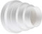 calimaero® Réducteur universel Rond Reducteur Tuyau Blanc Connecteur de Réduction Pour Système de Ventilation - Diamètre Ø 80 100 120 125 150 mm