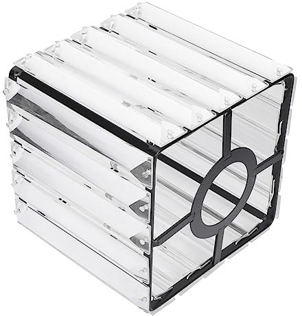 DOITOOL Moderner Glas Lampenschirm Deckenlampe Elegantes Design Lichtdiffusor Kunstvoll Minimalistische Dreieck Streifen Quadratisch Schwarz Geeignet Für Stilvolle Wohnraumbeleuchtung