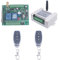 SUYUKUFU Universal Fernbedienung für Garagentore, 12V 24V 36V 2 Kanal Weitreichweite Motor mit 433 MHz, Vorwärts und Rückwärts, 2-Kanal Funkschalter (2 x 433 MHz Controller)