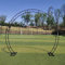 Metal Wedding Arch Anti-Rust Moon Gate Gold/Black/White Garden Arbor - Heavy Duty Circle Archway For Bridal Party Decoration And Gardens