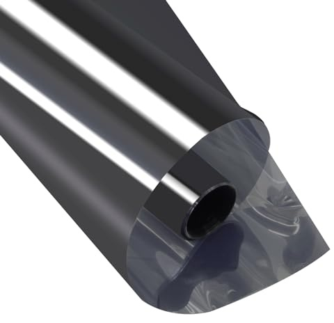Película de privacidad para ventana, tinte de ventana de un lado para el hogar, bloqueo solar, anti UV, control de calor, vinilo reflectante, sin pegamento, adherencia estática, cubierta de ventana de