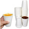 Sunrise Packaging 100 x 12oz Large White Paper Cups for Hot & Cold Drinks - 340ml | Biodegradable Leak-Resistant Eco-Friendly Single Wall Disposable Coffee/Tea Cups (12oz - 100 Cups)