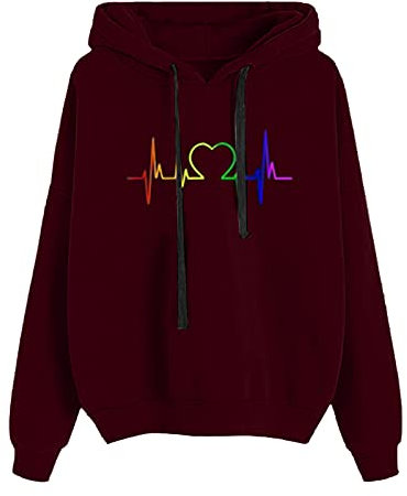 Uwdiohq Day Prime 2024 Hoody Damen Mit Kapuze Schwarz Bride Pullover Weiss College Jacke Mit Kapuze Damen Baumwolle Sweatshirt Damen Sweatjacke Damen Uebergroesse Mein Bestellung Sale