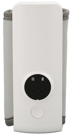 Chauffe-biberon du Voyage 6000mAh, Chauffe-biberon de Voyage Réglable à 6 Températures avec Sangle Réglable, Chauffe-eau à Lait Portable Universel pour Voyager et Sortir