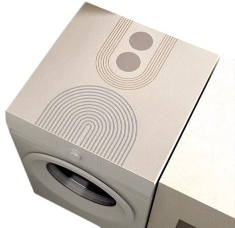 Tapis de table pour machine à laver et sèche-linge - Anti-rayures - Résistant à l'usure - 50 x 50 cm - Bleu