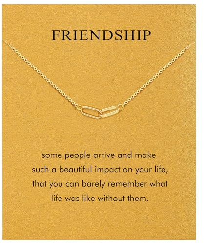 Friendship Necklace BFF Gifts for Best Friend Circle Knot Necklace