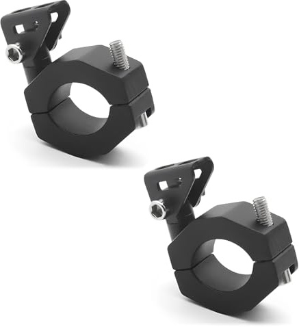 Biqing Support de Phare Antibrouillard pour Moto avec Fixation à Angle Ajustable 360°