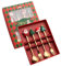 4 Stück Weihnachten Edelstahl Teelöffel, Weihnachtsbaum-Design, für Zuhause, Kaffee, Dessert, Rührlöffel, Eislöffel, kreatives Besteck, Geschenk, Feiertagsparty-Zubehör (B)