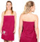 Lashuma Saunakilt Dame XS - M, Lillby Frottee Saunahandtuch, Saunatuch Baumwolle Pink - Purpur mit Klettverschluss u. Gummizug