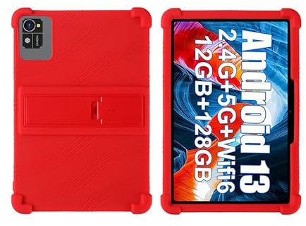 MOOPW Case for Xgody 10 inch Tablet Android 13 Soft Silicone Shockproof Stand Rubber Shell Kids Friendly Protective Cover