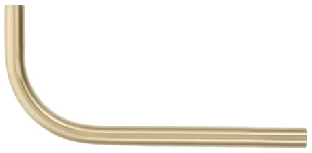 Cabilock Gebogene Tischlampe Gebogene Leuchte Metall Lampe Stem Reparatur Stem Zubehör Dauerhafte