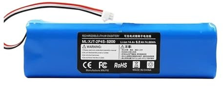 Batería Recargable De Iones De Litio De 12800 MAh, Compatible Con XiaoMi Lydsto R1, Paquete De Batería For Aspiradora Robot Con Capacidad, Accesorios For Aspiradoras, Accesorios For Barredoras(12800ma