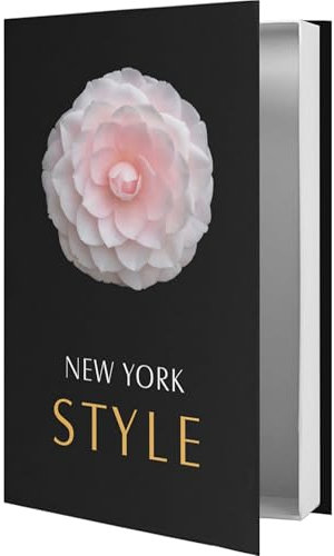 Gxdamxz Fake Bücher, Buchattrappe Deko Desktop mit öFfnungsfunktion für Aufbewahrung, Decorative Book Box, Schwarz